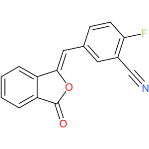2-Fluoro-5-((3-oxoisobenzofuran-1(3H)-ylidene)methyl)benzonitrile