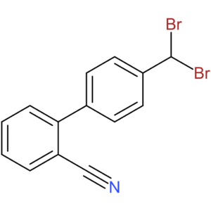 4-(Dibromomethyl)-[1,1-biphenyl]-2-carbonitrile