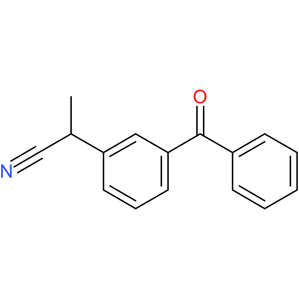 2-(3-Benzoylphenyl)propanenitrile