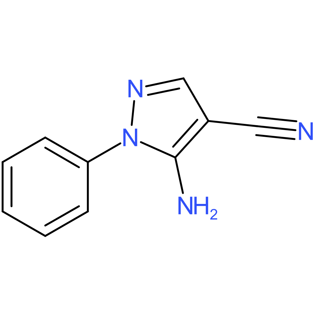5-Amino-1-phenylpyrazole-4-carbonitrile