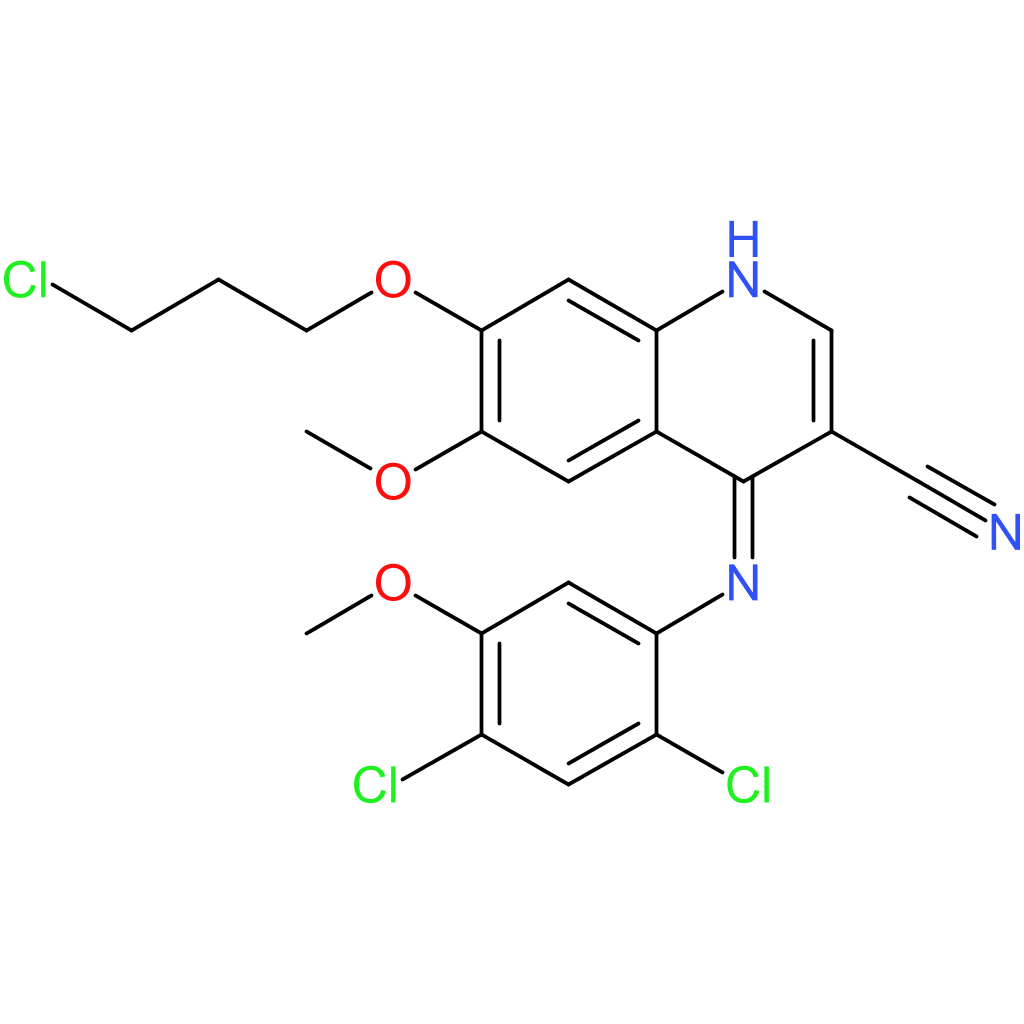 7-(3-Chloropropoxy)-4-((2,4-dichloro-5-methoxyphenyl)amino)-6-methoxyquinoline-3-carbonitrile