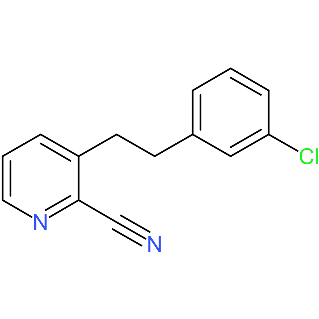 3-[2-(3-Chlorophenyl)ethyl]-2-pyridinecarbonitrile