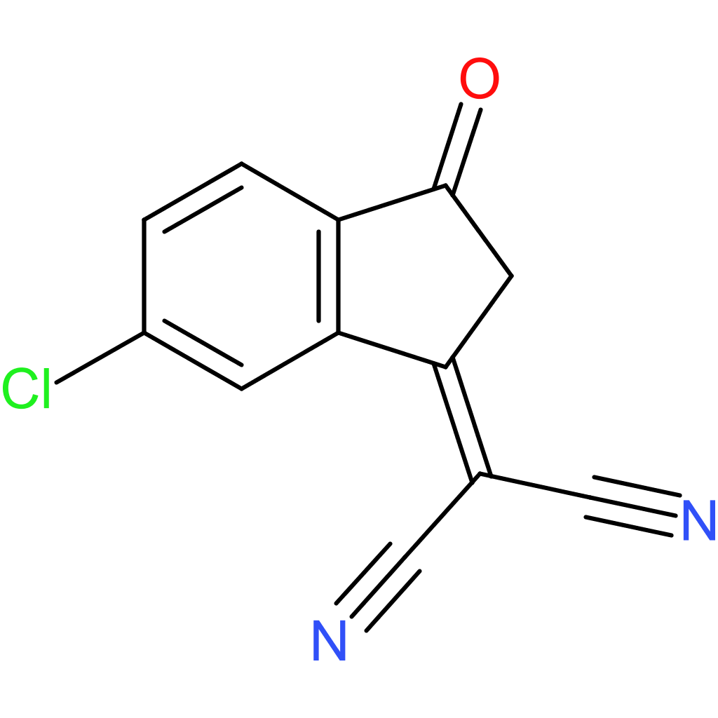 Propanedinitrile, (6-chloro-2,3-dihydro-3-oxo-1H-inden-1-ylidene)-