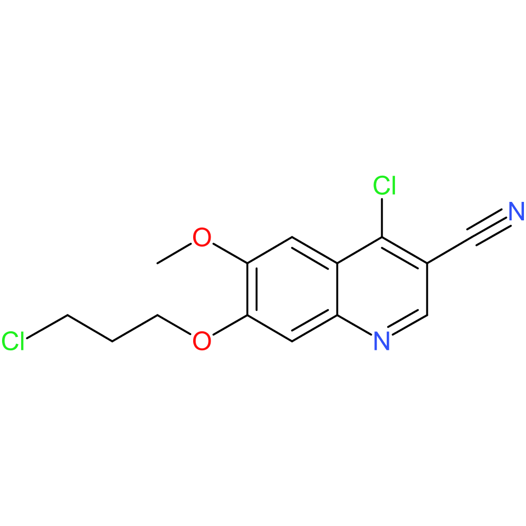 4-Chloro-7-(3-chloropropoxy)-6-methoxyquinoline-3-carbonitrile
