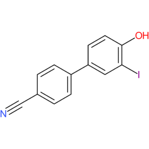4′-Hydroxy-3′-iodo-biphenyl-4-carbonitrile