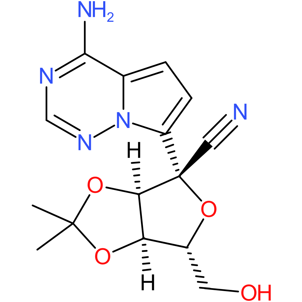 (3Ar,4R,6R,6aR)-4-(4-aminopyrrolo[2,1-f][1,2,4]triazin-7-yl)-6-(hydroxymethyl)-2,2-dimethyltetrahydrofuro[3,4-d][1,3]dioxole-4-carbonitrile