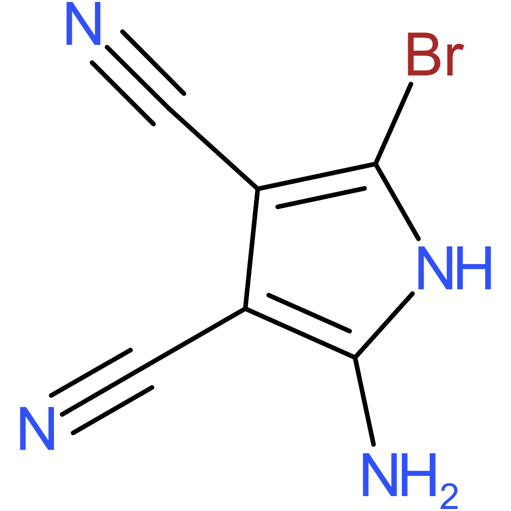 2-amino-5-bromo-1H-Pyrrole-3,4-dicarbonitrile