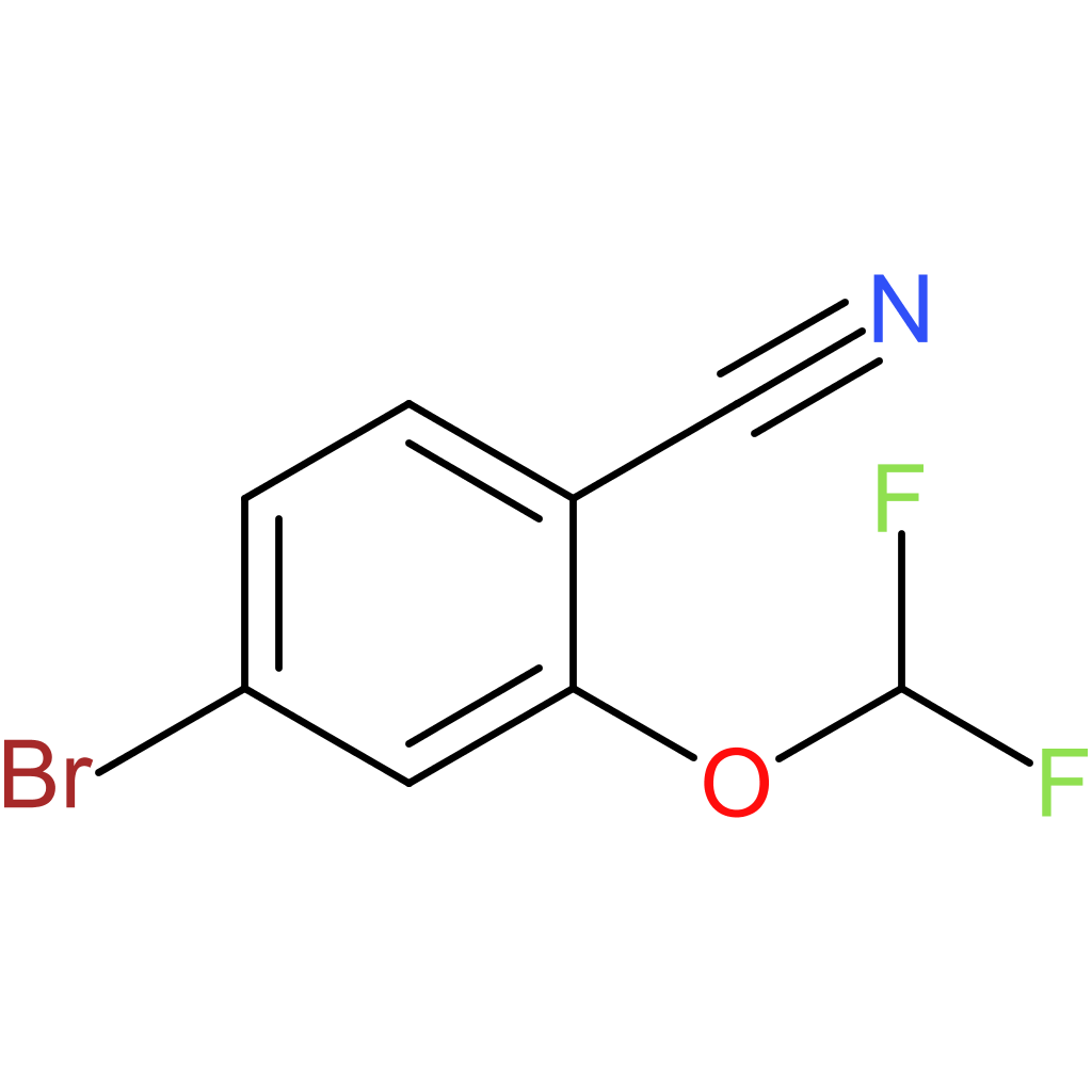 4-bromo-2-(difluoromethoxy)benzonitrile