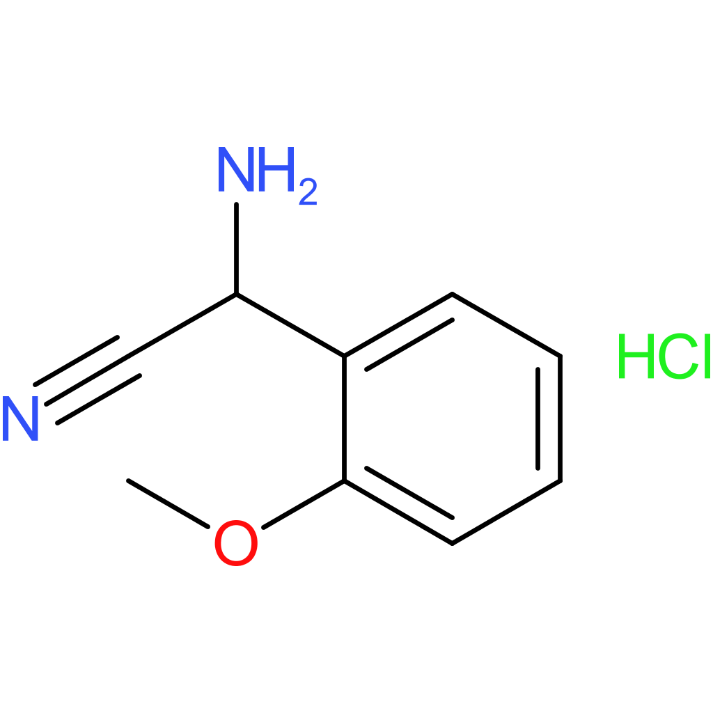 2-Amino-2-(2-methoxyphenyl)acetonitrile hydrochloride