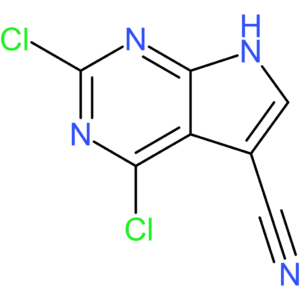 2,4-Dichloro-7H-Pyrrolo[2,3-d]pyrimidine-5-carbonitrile
