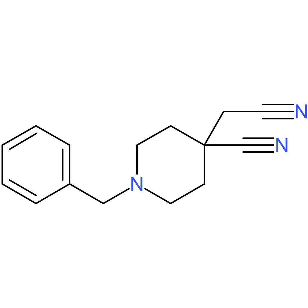 1-Benzyl-4-(cyanomethyl)piperidine-4-carbonitrile