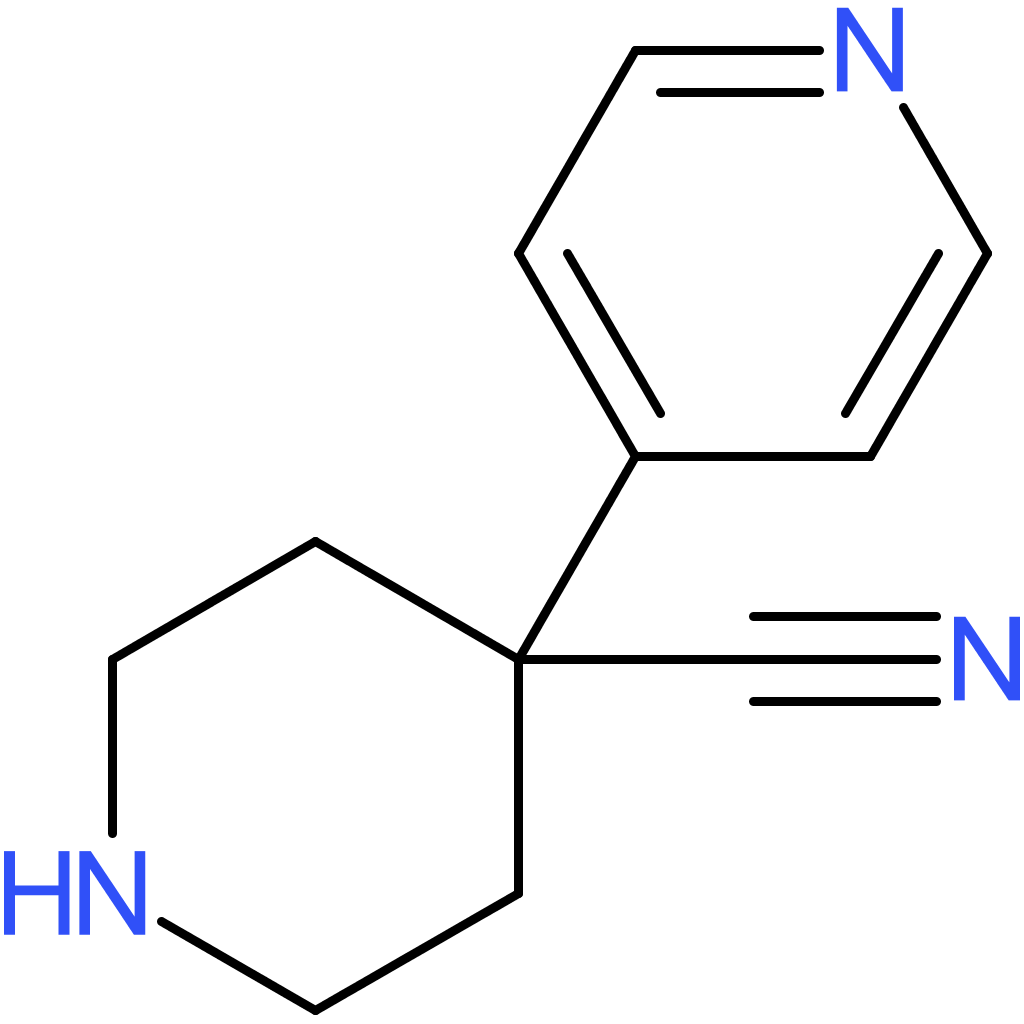 4-(4-pyridyl)piperidine-4-carbonitrile