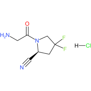 (S)-1-(2-aminoacetyl)-4,4-difluoropyrrolidine-2-carbonitrile hydrochloride
