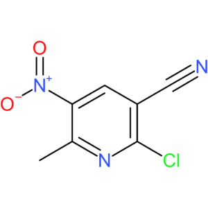 2-Chloro-6-methyl-5-nitronicotinonitrile