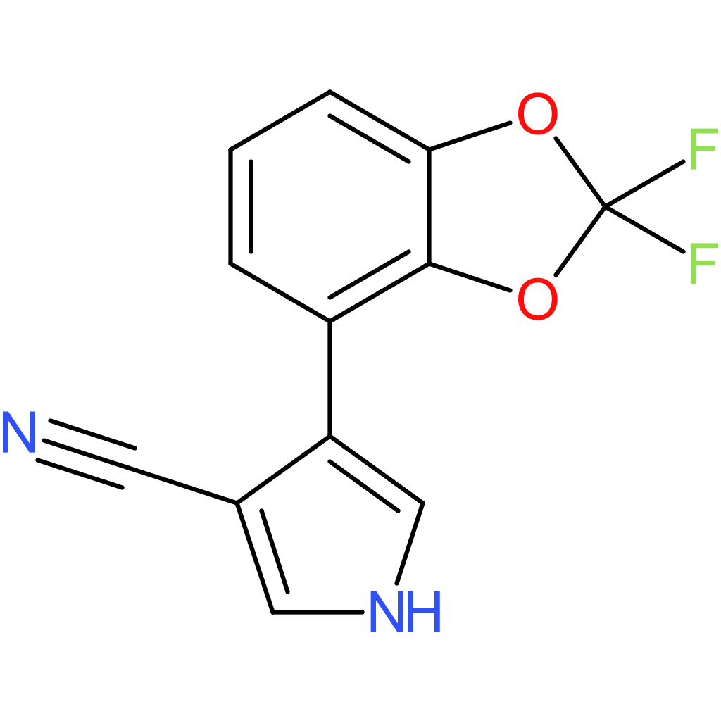 4-(2,2-Difluorobenzo[d][1,3]dioxol-4-yl)-1H-pyrrole-3-carbonitrile