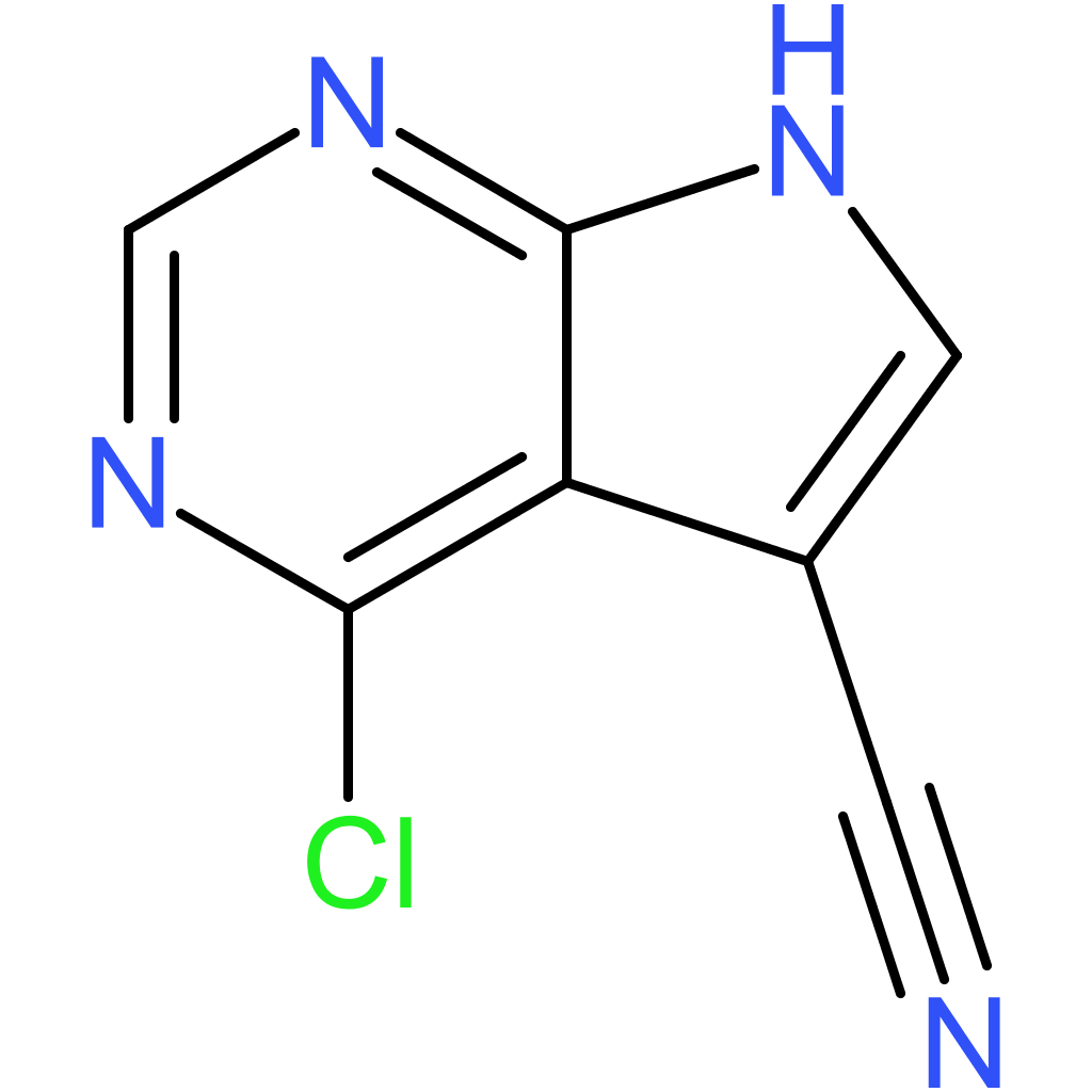 4-Chloro-7H-pyrrolo[2,3-d]pyrimidine-5-carbonitrile