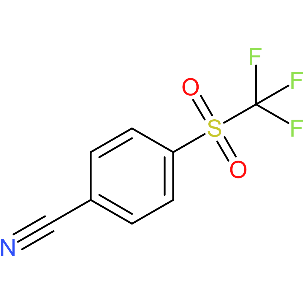 4-((Trifluoromethyl)sulfonyl)benzonitrile