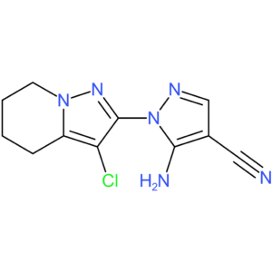 5-Amino-1-(3-chloro-4,5,6,7-tetrahydropyrazolo[1,5-a]pyridin-2-yl)-1H-pyrazole-4-carbonitrile