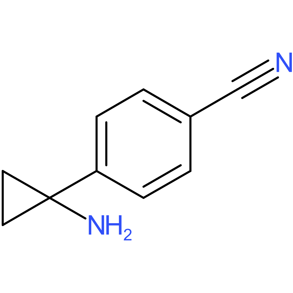 4-(1-Aminocyclopropyl)benzonitrile