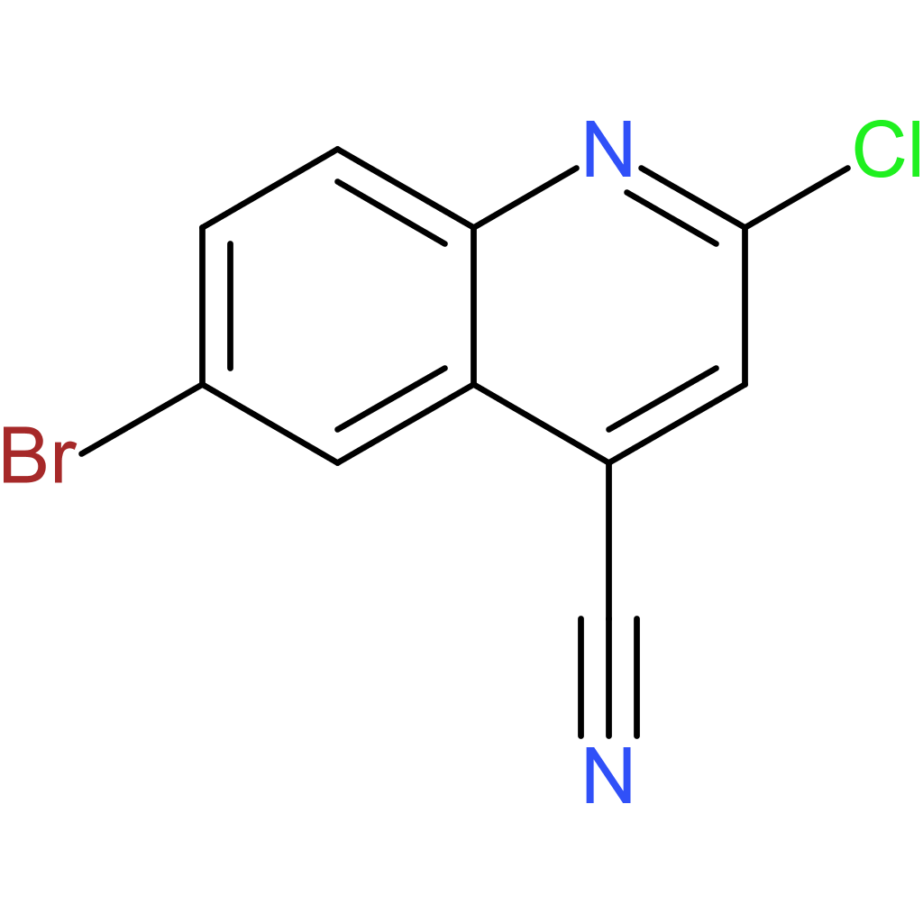4-Quinolinecarbonitrile,6-bromo-2-chloro-