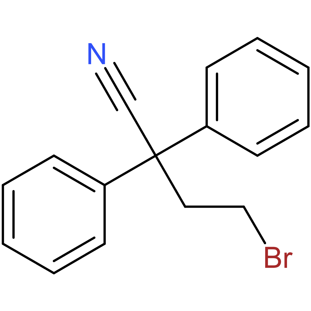 4-Bromo-2,2-diphenylbutanenitrile