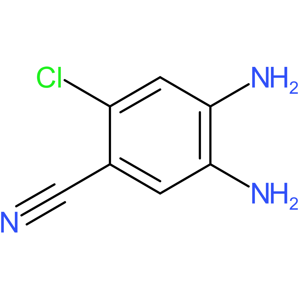 Benzonitrile, 4,5-diamino-2-chloro-