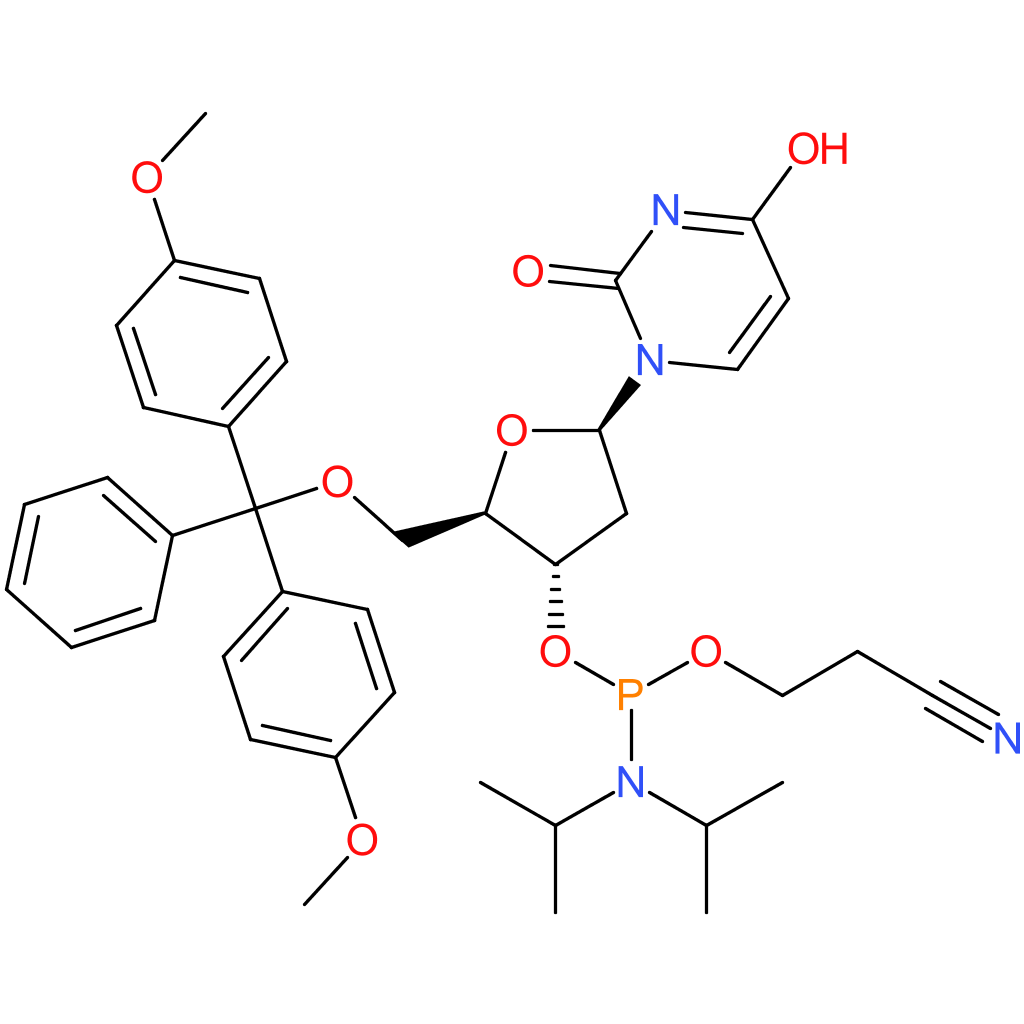 5′-O-(4,4′-Dimethoxytrityl)-2′-deoxyuridine-3′-cyanoethylPhosphoramidite
