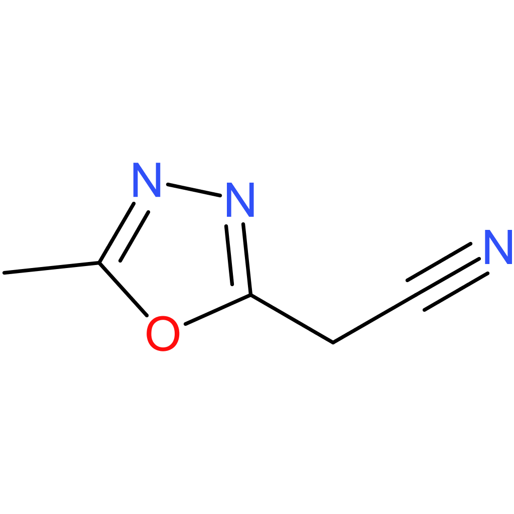 (5-methyl-1,3,4-oxadiazol-2-yl)acetonitrile