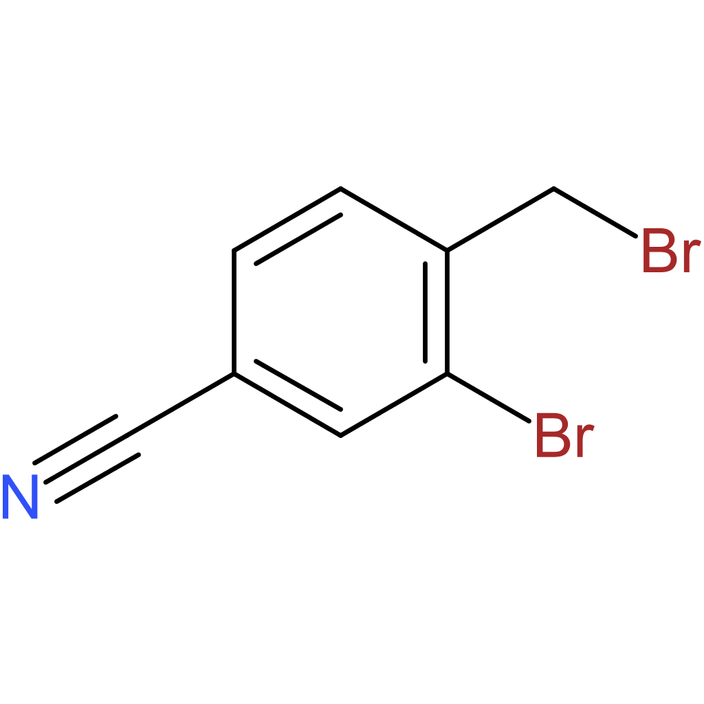 3-Bromo-4-(bromomethyl)benzonitrile