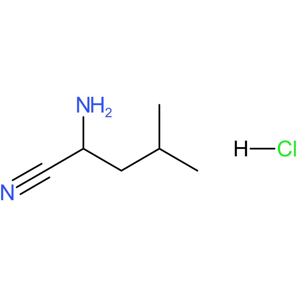 2-Amino-4-methylpentanenitrile Hydrochloride