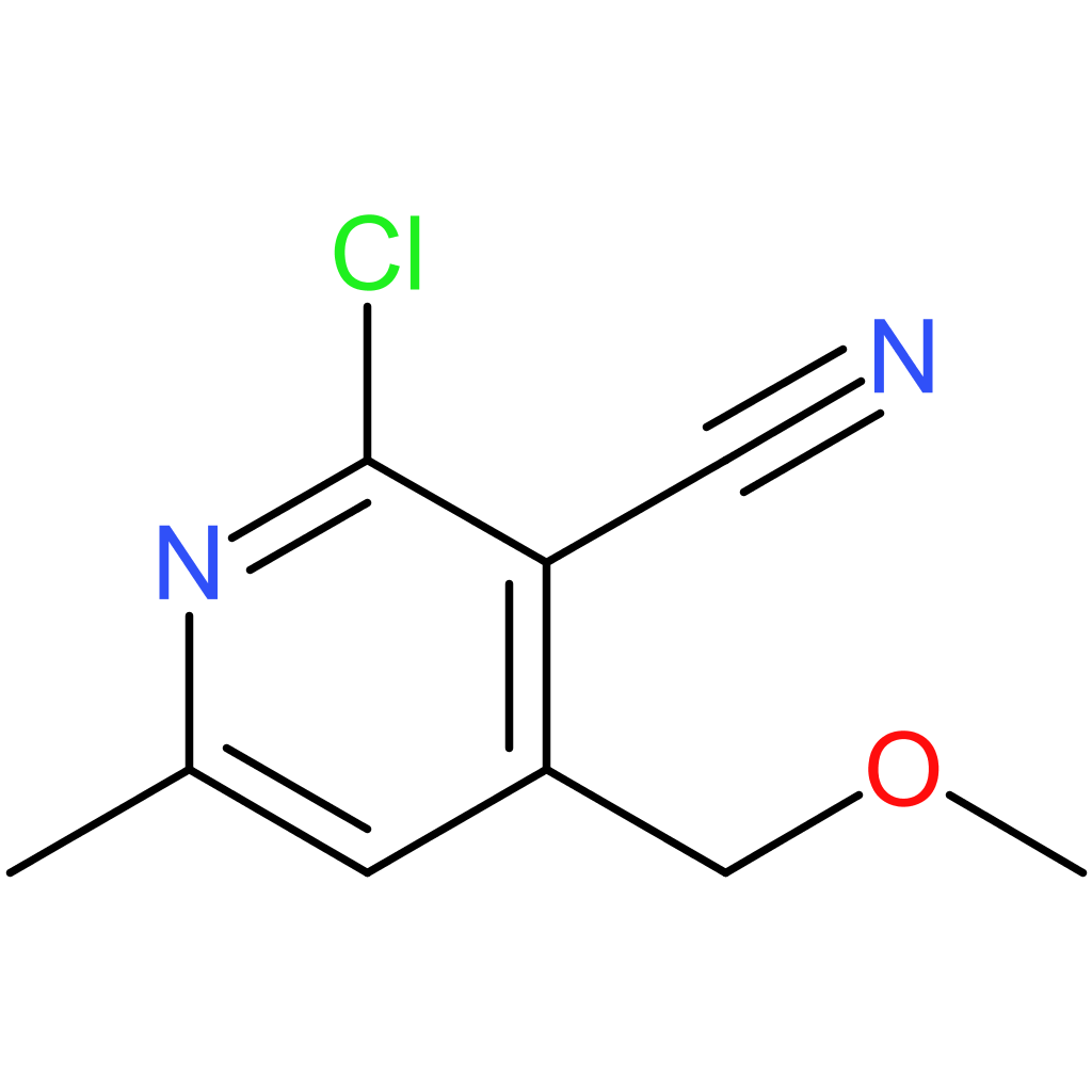 3-Pyridinecarbonitrile, 2-chloro-4-(methoxymethyl)-6-methyl-