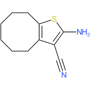 2-amino-4,5,6,7,8,9-hexahydrocycloocta[b]thiophene-3-carbonitrile