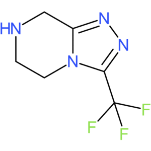 3-Trifluoromethyl-5,6,7,8-tetrahydro-[1,2,4]triazolo[4,3-a]pyrazine hydrochloride