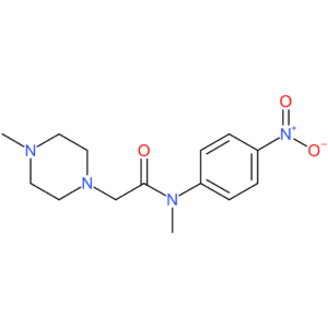 N-Methyl-2-(4-methylpiperazin-1-yl)-N-(4-nitrophenyl)acetamide