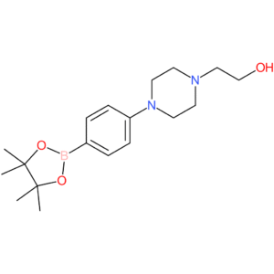 4-[4-(4,4,5,5-tetramethyl-1,3,2-dioxaborolan-2-yl)phenyl]-1-Piperazineethanol