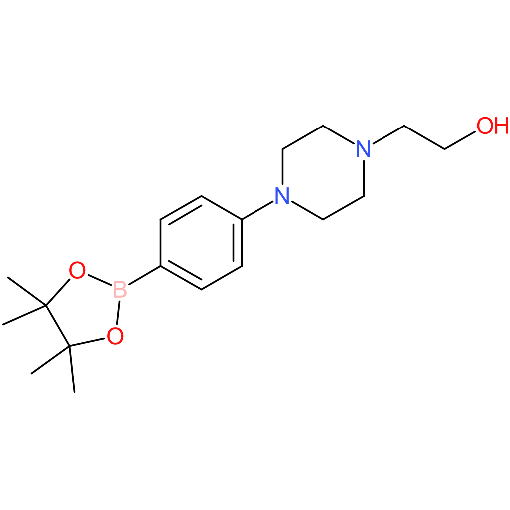 4-[4-(4,4,5,5-tetramethyl-1,3,2-dioxaborolan-2-yl)phenyl]-1-Piperazineethanol