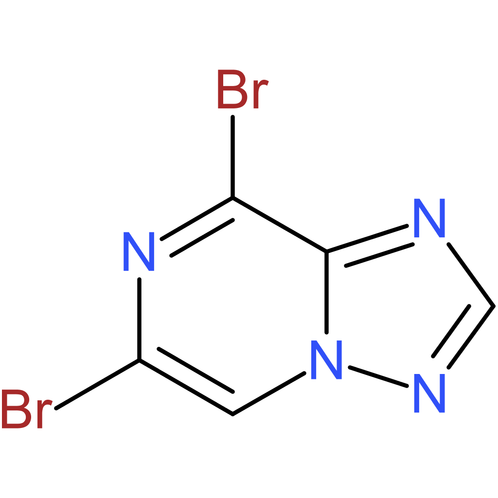6,8-Dibromo[1,2,4]triazolo[1,5-a]pyrazine