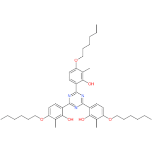 Phenol, 2,2′,2”-(1,3,5-triazine-2,4,6-triyl)tris[5-(hexyloxy)-6-methyl-
