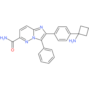 2-[4-(1-Aminocyclobutyl)phenyl]-3-phenylimidazo[1,2-b]pyridazine-6-carboxamide