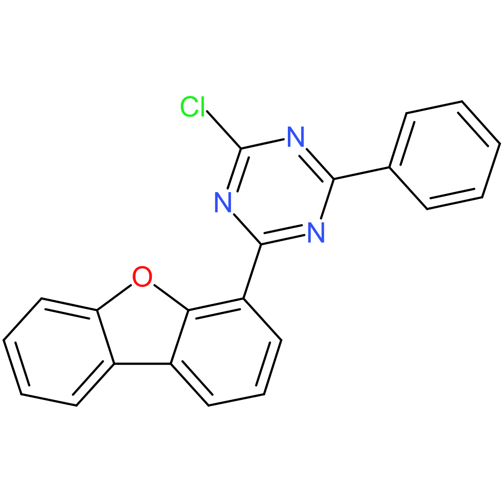2-Chloro-4-dibenzofuran-4-yl-6-phenyl-[1,3,5]triazine