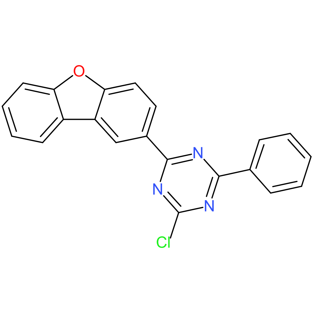2-chloro-4-(dibenzo[b,d]furan-2-yl)-6-phenyl-1,3,5-triazine