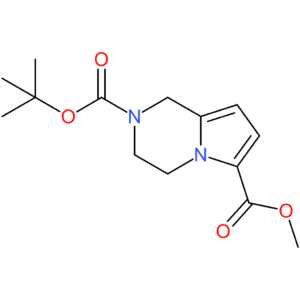 3,4-Dihydro-1H-pyrrolo[1,2-a]pyrazine-2,6-dicarboxylic acid 2-tert-butyl ester 6-methyl ester