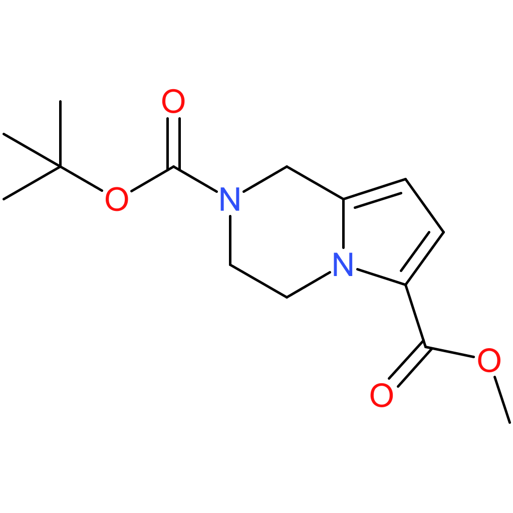 3,4-Dihydro-1H-pyrrolo[1,2-a]pyrazine-2,6-dicarboxylic acid 2-tert-butyl ester 6-methyl ester