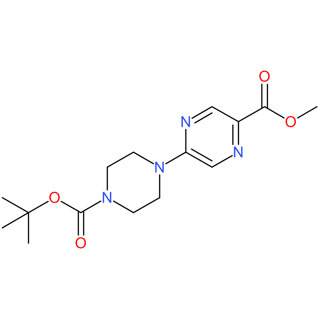 Methyl 5-(4-(tert-butoxycarbonyl)piperazin-1-yl)pyrazine-2-carboxylate