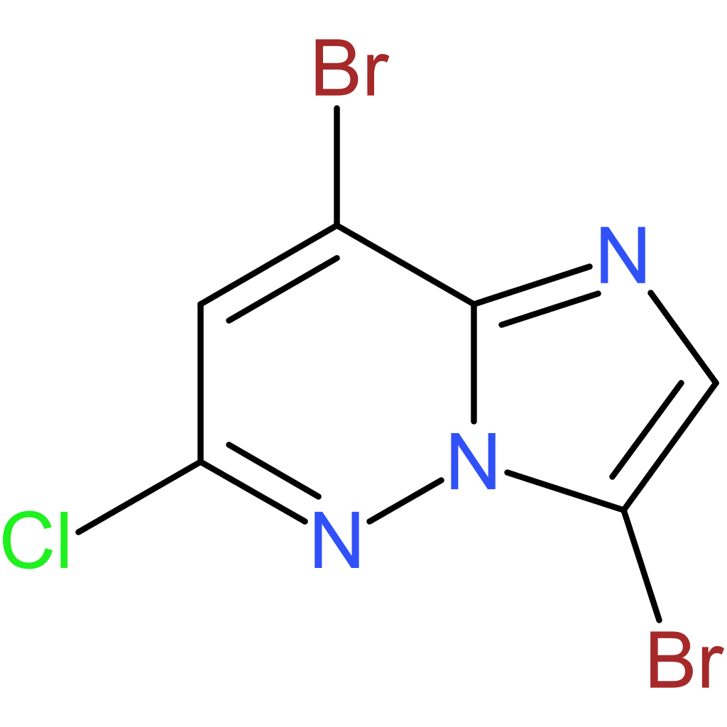 3,8-Dibromo-6-chloroimidazo[1,2-b]pyridazine