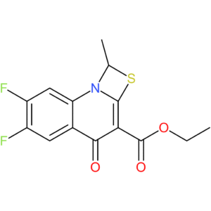 Ethyl 6,7-difluoro-1-methyl-4-oxo-1,4-dihydro-[1,3]thiazeto[3,2-a]quinoline-3-carboxylate