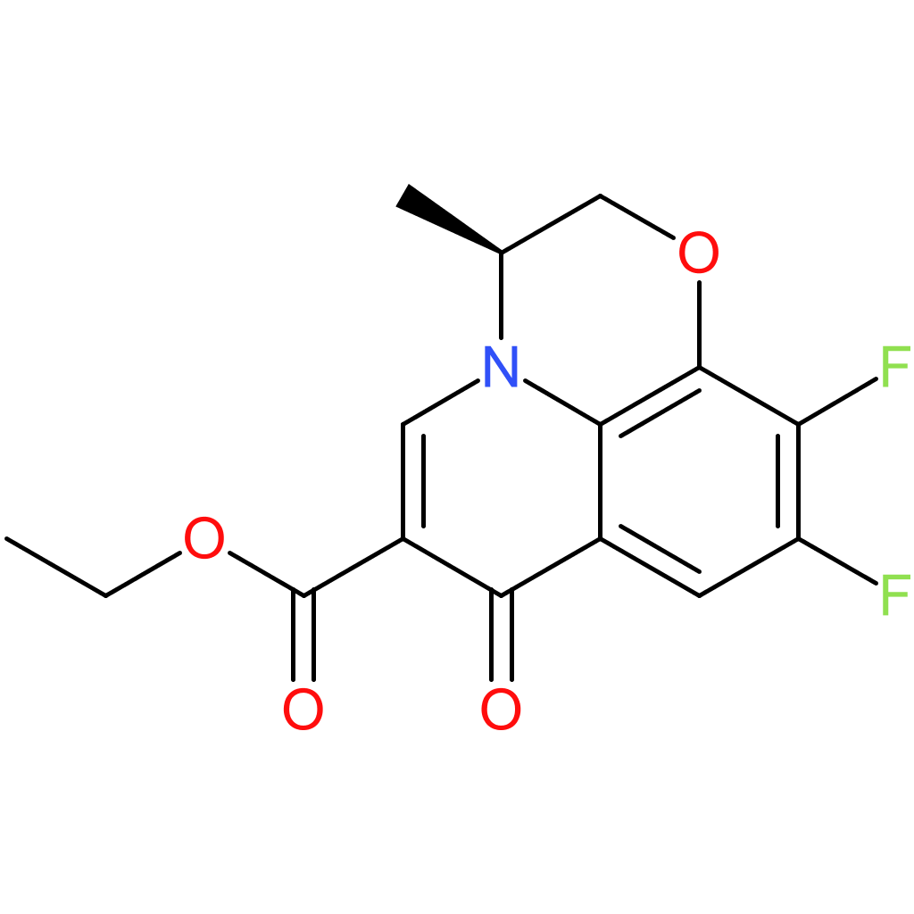 (S)-Ethyl 9,10-difluoro-3-methyl-7-oxo-3,7-dihydro-2H-[1,4]oxazino[2,3,4-ij]quinoline-6-carboxylate
