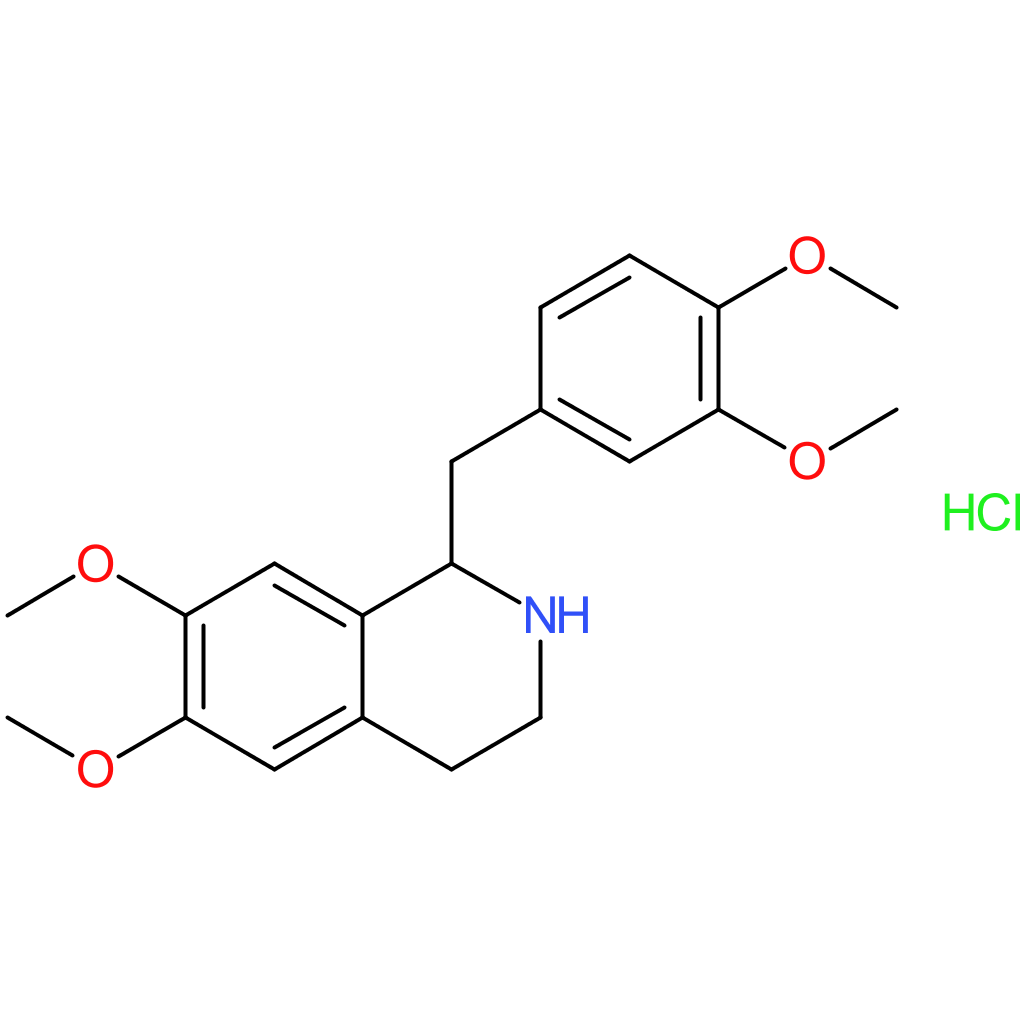1-(3,4-Dimethoxybenzyl)-6,7-dimethoxy-1,2,3,4-tetrahydroisoquinoline Hydrochloride