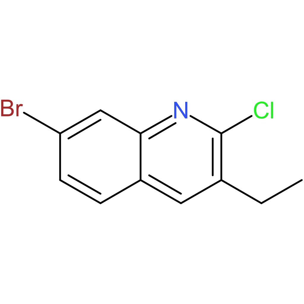7-Bromo-2-chloro-3-ethylquinoline
