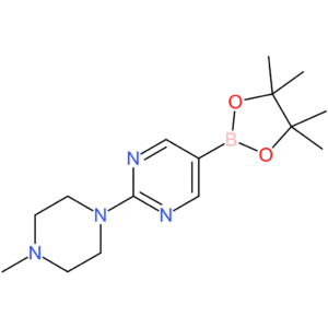 2-(4-Methylpiperazin-1-yl)-5-(4,4,5,5-tetramethyl-1,3,2-dioxaborolan-2-yl)pyrimidine